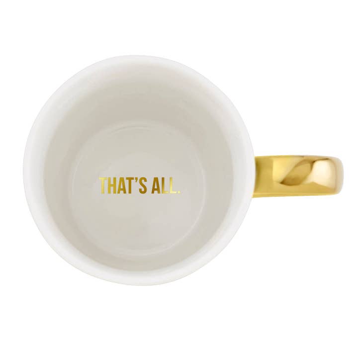 Angle - Wholesale Coffee Mug - 16oz TA GoldMug - AlwaysBstFrd