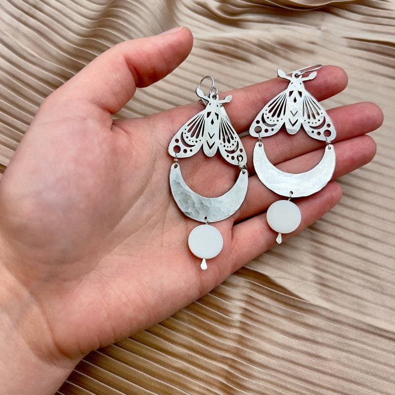 Fluff Hardware - Vendita all'ingrosso Orecchini pendenti - Orecchini Luna Moth6