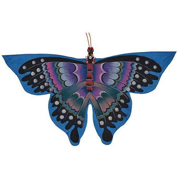 OMA - Eclectic Home - Wholesale Wall Accent - 3D Butterfly Kite Wall Decor Nylon Mixed Colors  - 32" x 20"