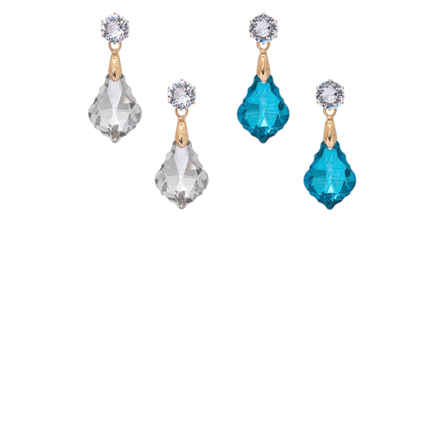 LA Jewelry Plaza - Venta al por mayor Juegos de joyas - Juego de Pendientes de Piedra en Forma de Lágrima3