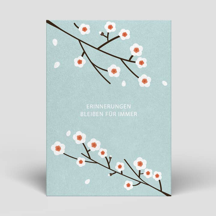 Cartolina Grief - I ricordi durano per sempre - N. 117 per la vendita all'ingrosso da parte di Naturbedacht