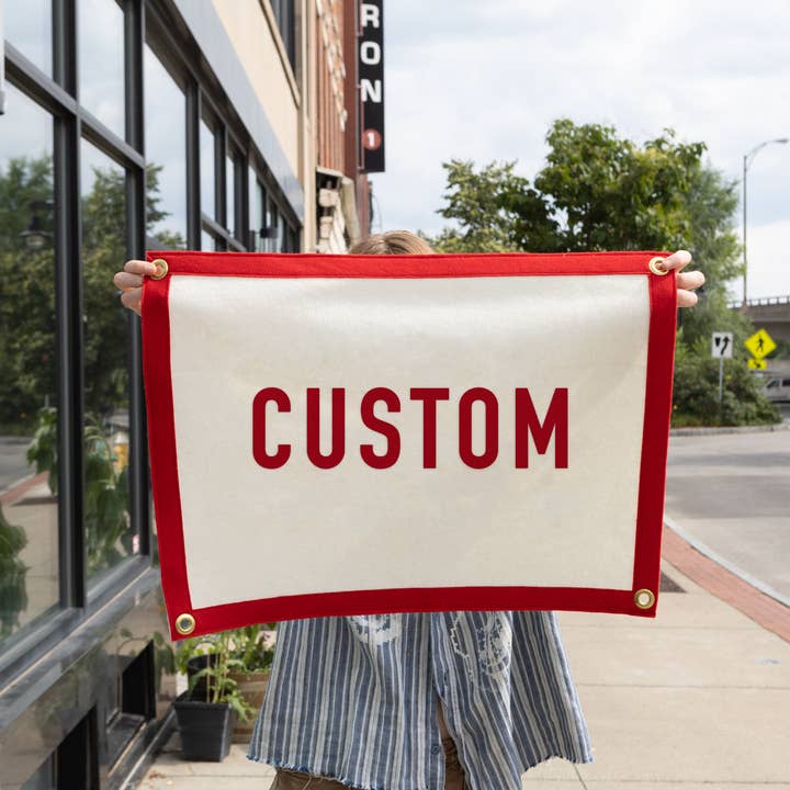 Golden Supply & Mfg. Co. - Wholesale Banner - Custom Stitched Felt Banner