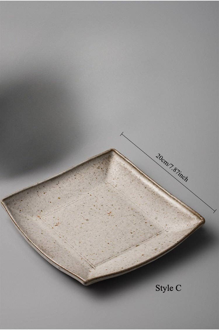 Gohobi （We cover U.S. import duties） - Wholesale Dinner Plate - Gohobi Japanese Vintage Coarse Pottery Deep Plate2