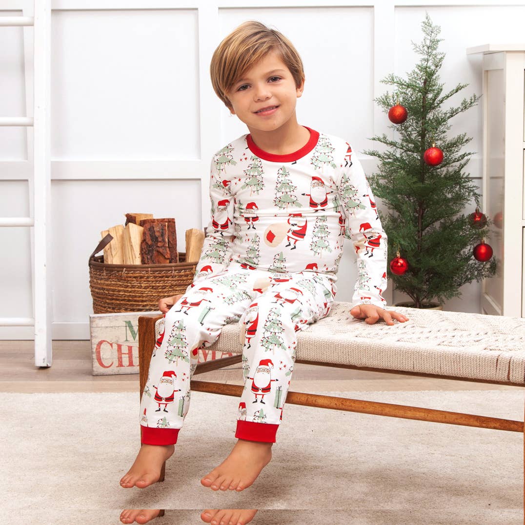 Tesa Babe - Wholesale Sleepwear Set - Kids - Christmas Santa Family Matching Ultra-Soft Bamboo Pajamas3