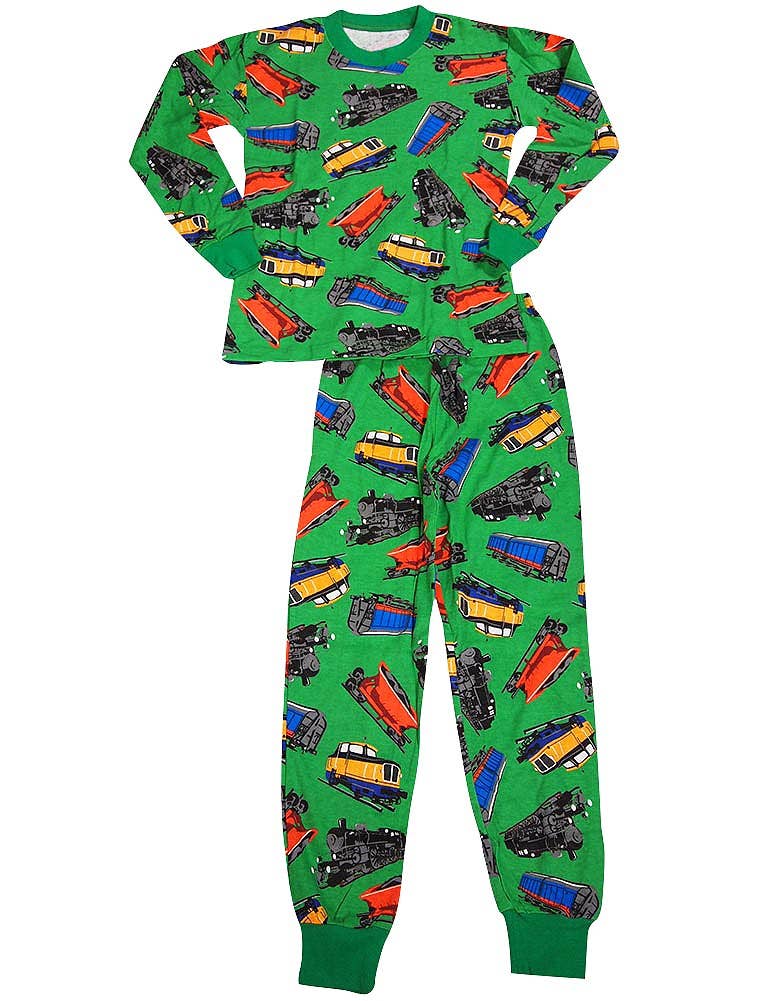 Eastern Off Price - Wholesale Sleepwear Set - Kids - Sara's Prints Boys Long Sleeve 100% Cotton 2 Piece Pajama Se13