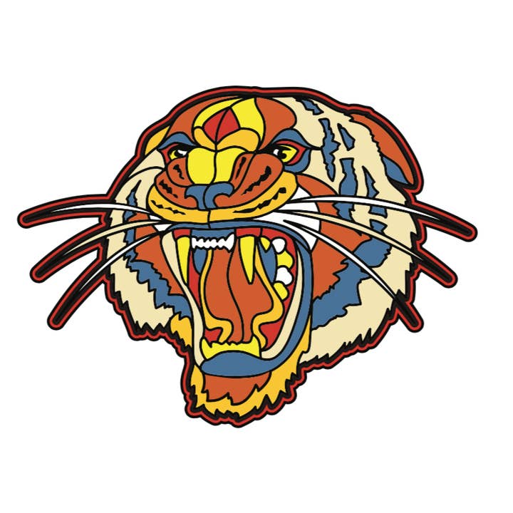 Alfinete estilizado tigre por atacado de Little Critterz