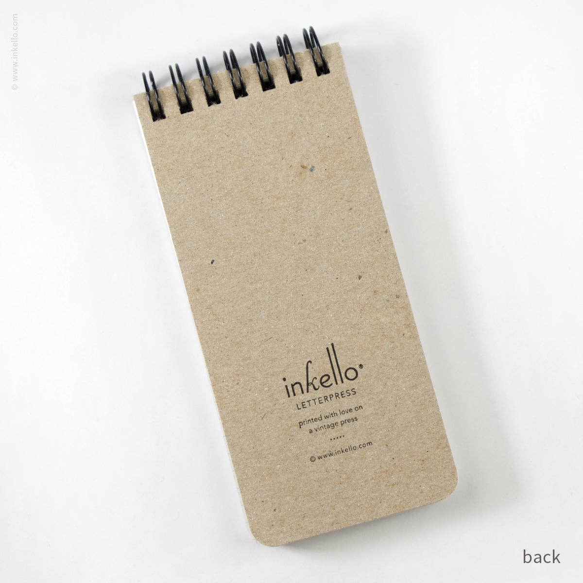 Inkello Letterpress - Wholesale Notepad - Small Spiral Notepad With Hypotrochoid (#507)4