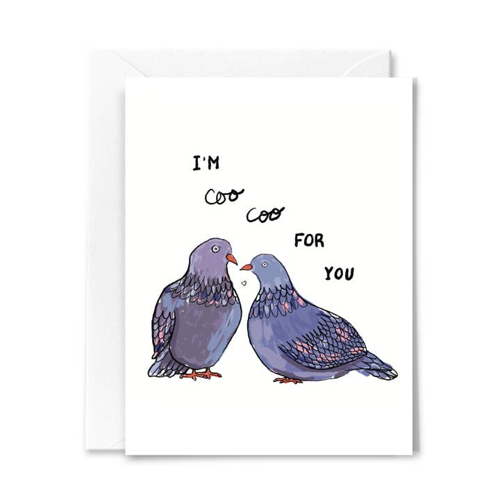 Coo Coo For You Card for wholesale by Studio Conroy