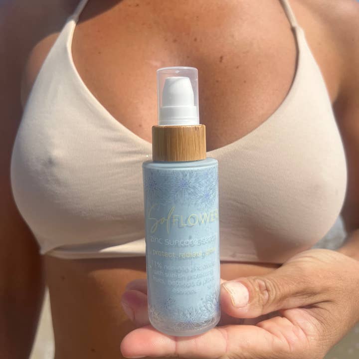 Sol Babe - Wholesale Sunscreen - Sol Flower - Zinc Suncare Serum3