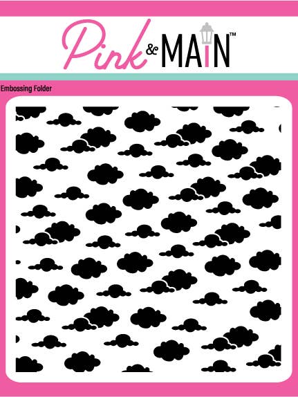 Cloudy Day 6x6 Embossing Folder for wholesale by Pink and Main