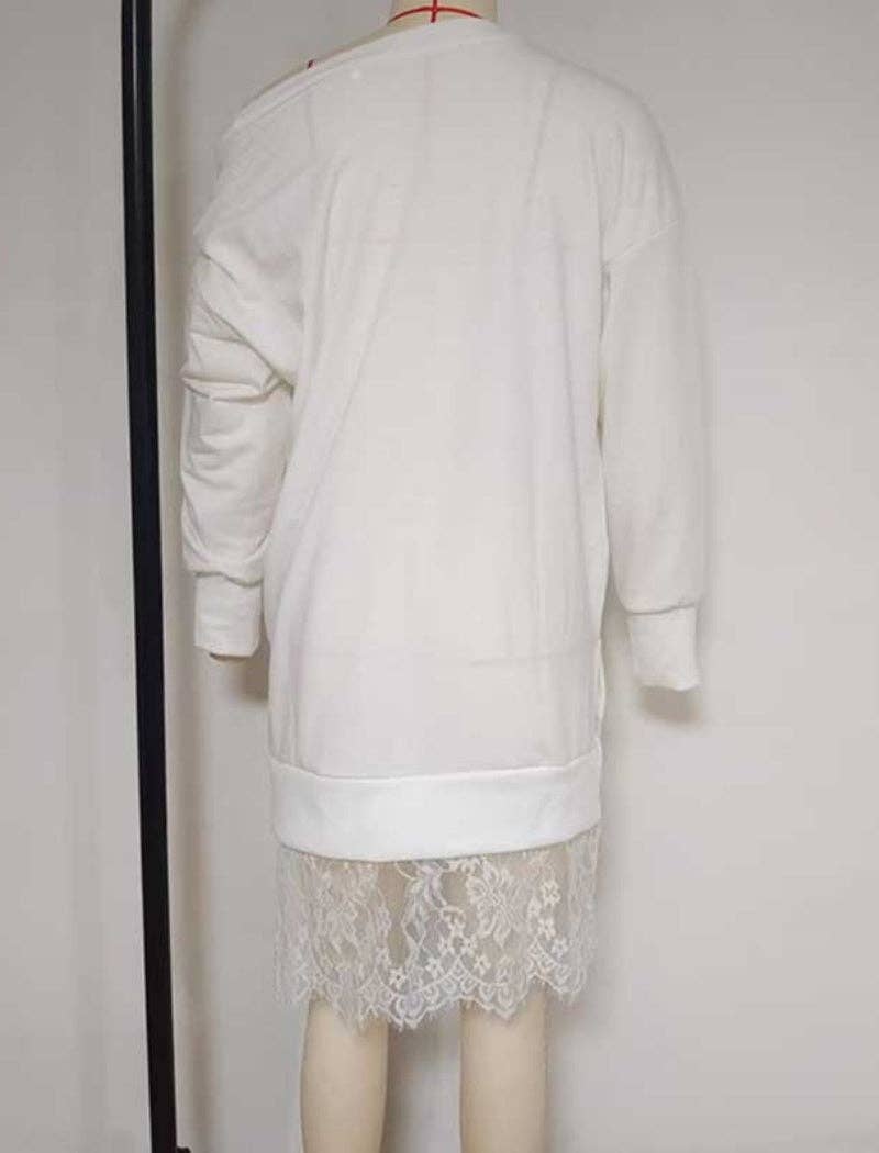 Masyal – Engroshandel Kjole - Dame – Falsk todelt oversized sweaterkjole4