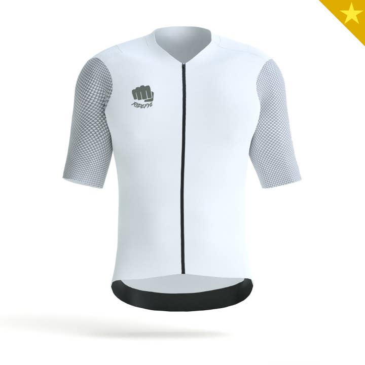 Maillot VTT ou Route Ridefyl - Mahora White pour la vente par Ridefyl