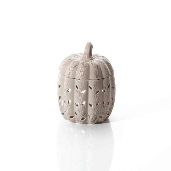 Langs - Wholesale Wax Warmer - Harvest Pumpkin Ceramic Wax Melt Burner With Lid3
