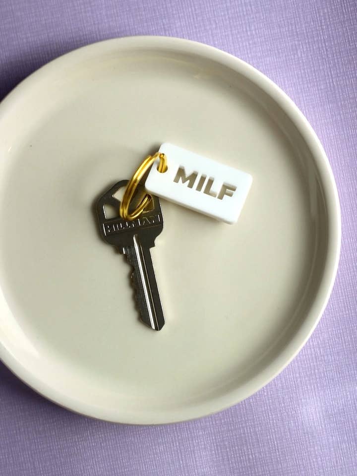 Cool Moms Club MILF Keychain for wholesale by Blinc Designs