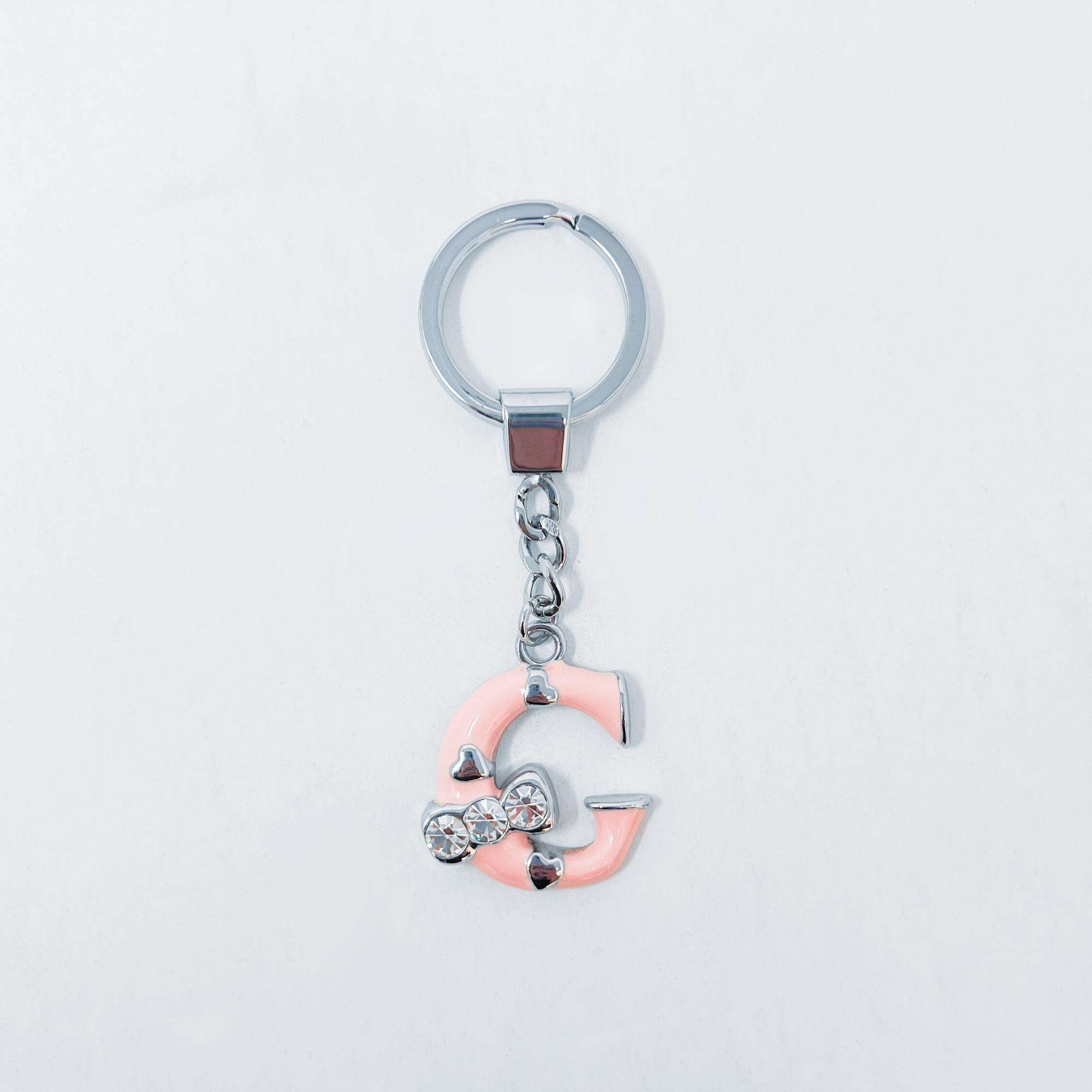 Rucci Professional - Wholesale Keychain – Unisex - KC Keychain with G-H-I Initials0