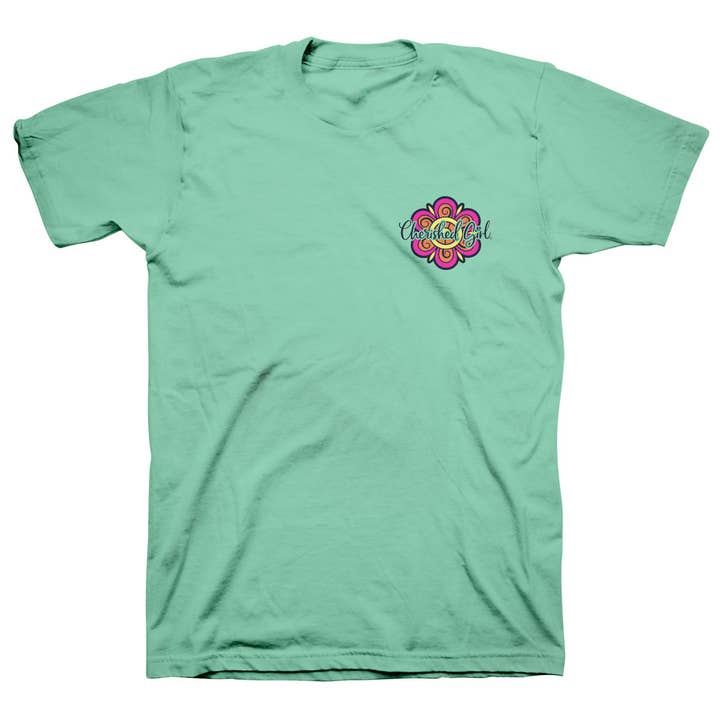 Mint Cherished Girl Womens TShirt Blessed Is She Who Has Believed for wholesale on Faire