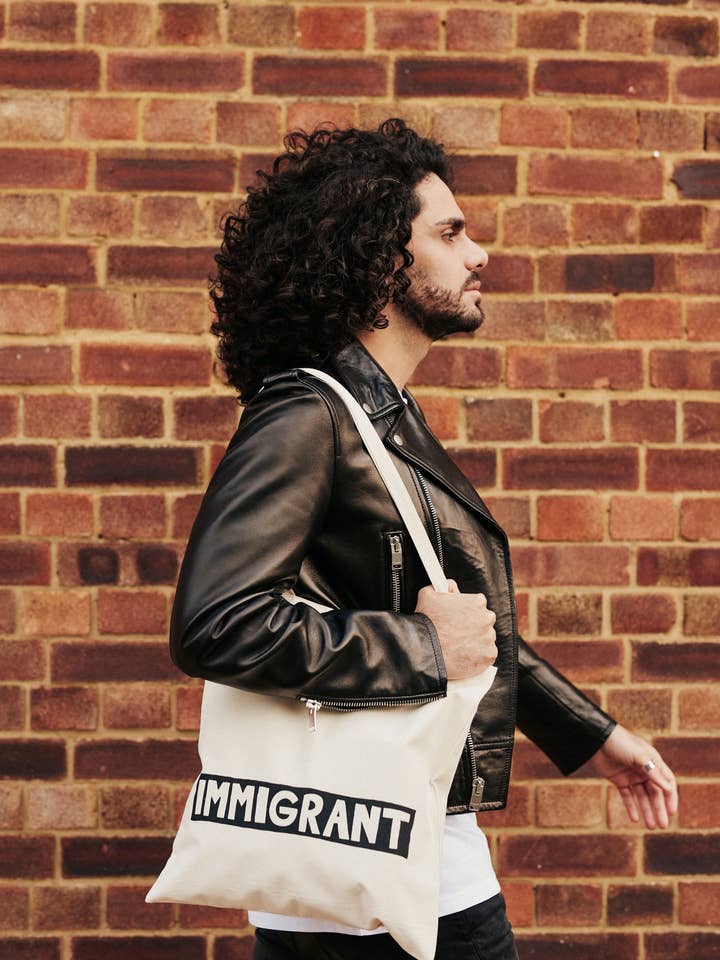 Natural Immigrant Tote Bag for wholesale by So Immigrant