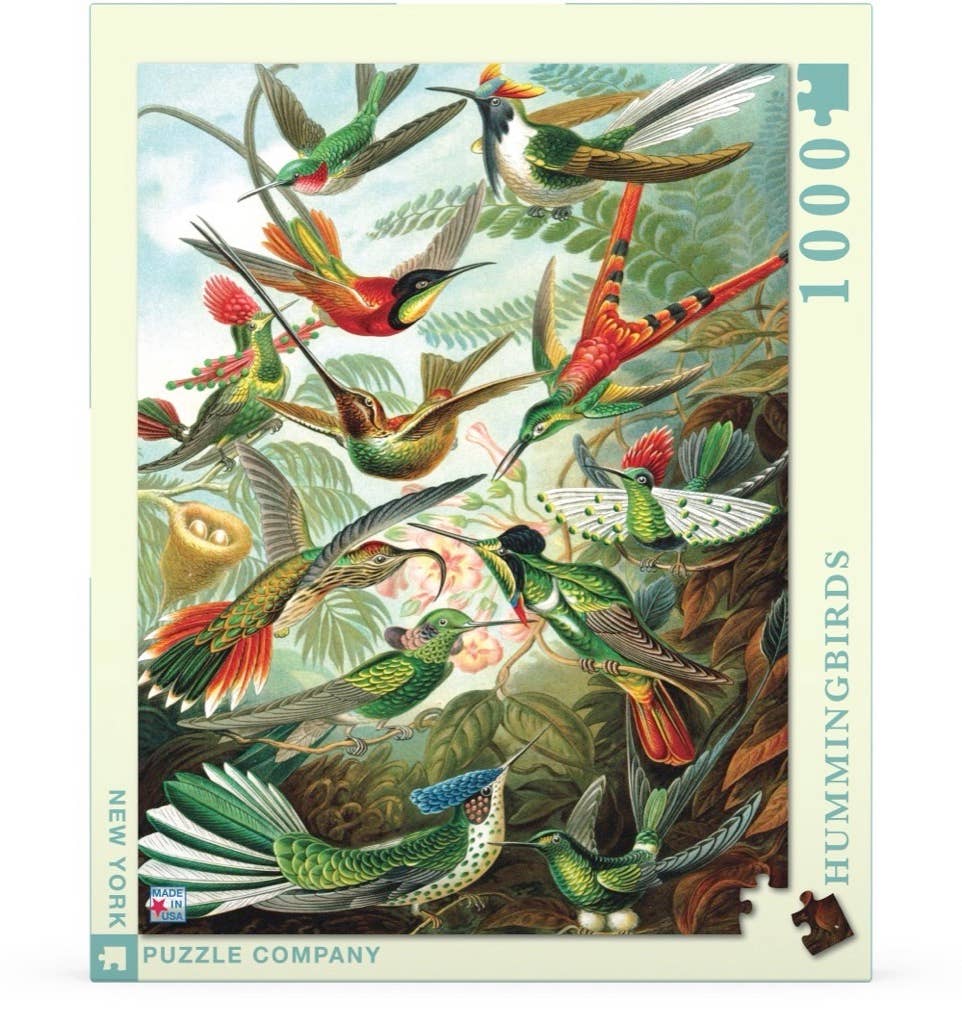New York Puzzle Company - Wholesale Puzzle - Adult - Hummingbirds - 1000 Piece Jigsaw Puzzle1