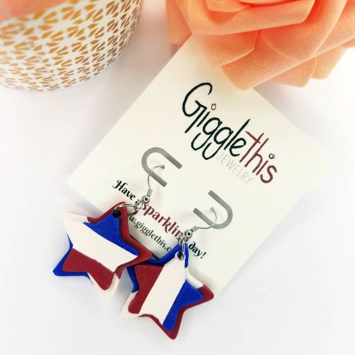 Star Bangle Dangles for wholesale by Gigglethis Jewelry