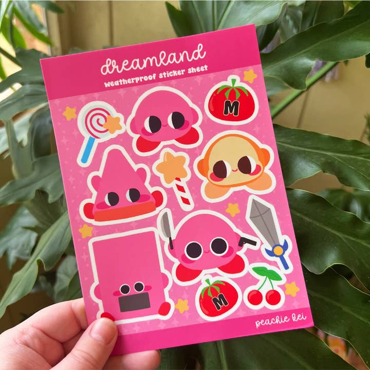 Peachie Kei - Wholesale Sticker - Dreamland Kawaii Sticker Sheet1
