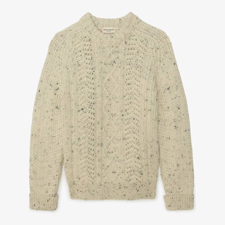 Canadian Woollen - Wholesale Knit Sweater - Unisex - HAND KNIT WOOL CLASSIC SWEATER1