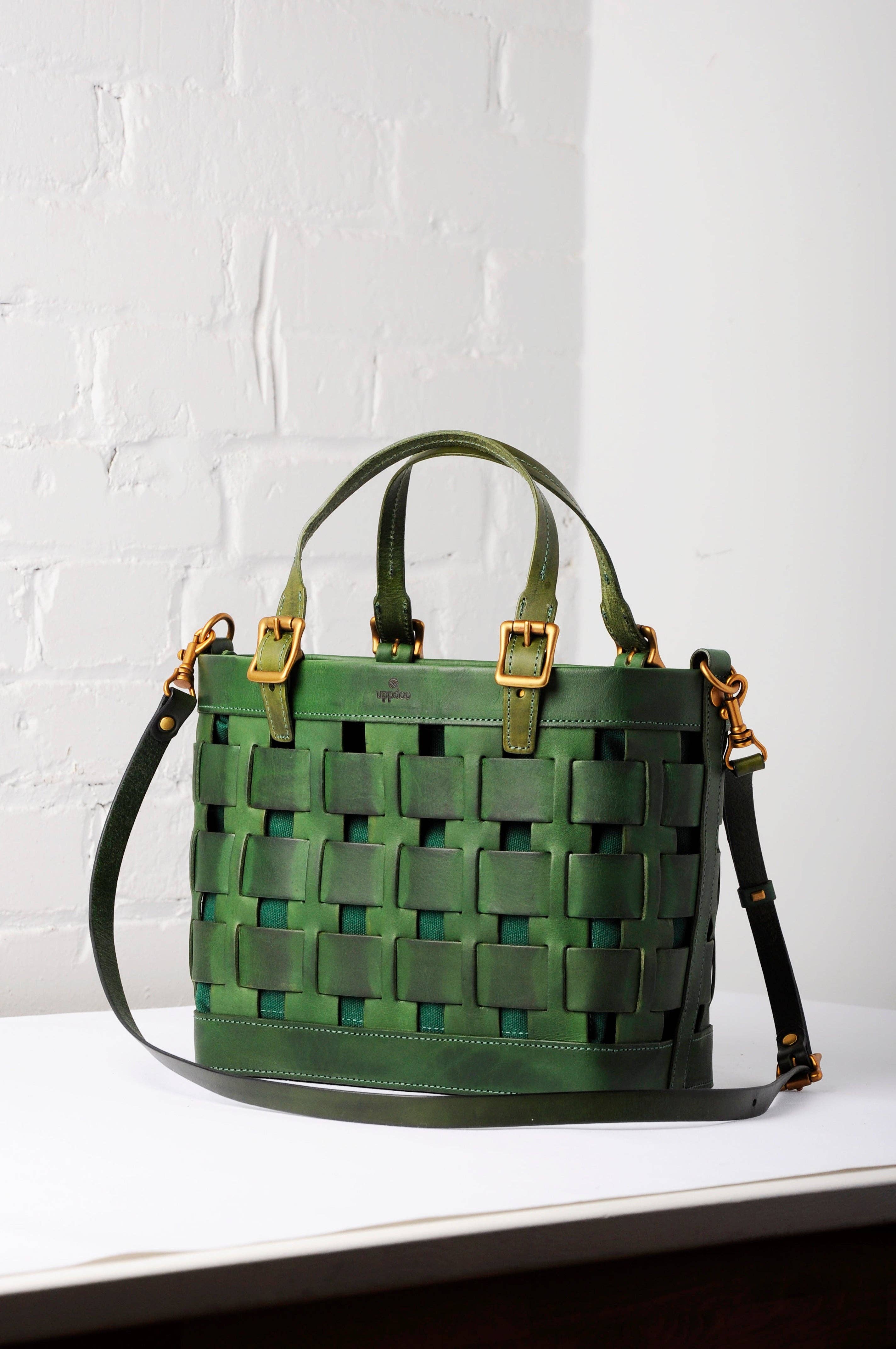 UPPDOO - Wholesale Tote Bag - Women's - Venture Basket Tote - Pine3