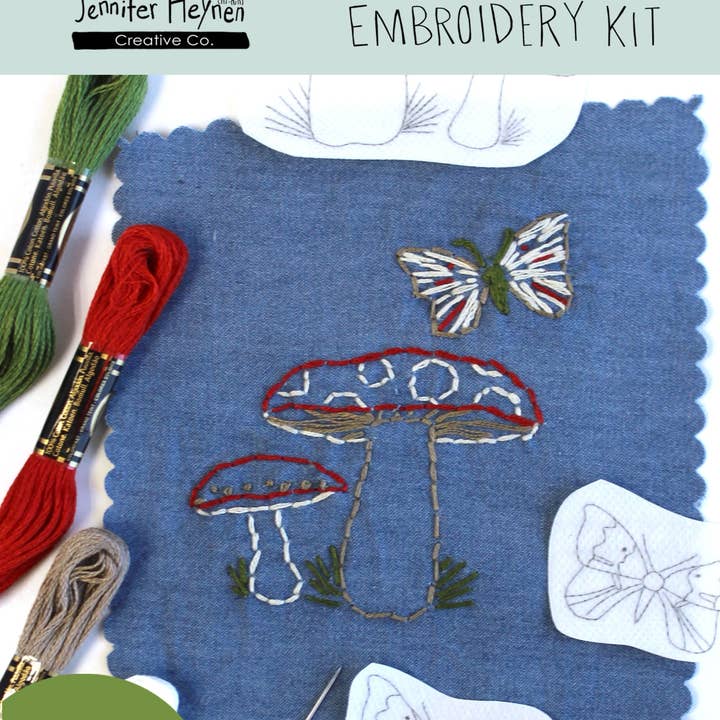 Svampar Stick och Stitch broderi för wholesale av Jennifer Heynen Creative Co.