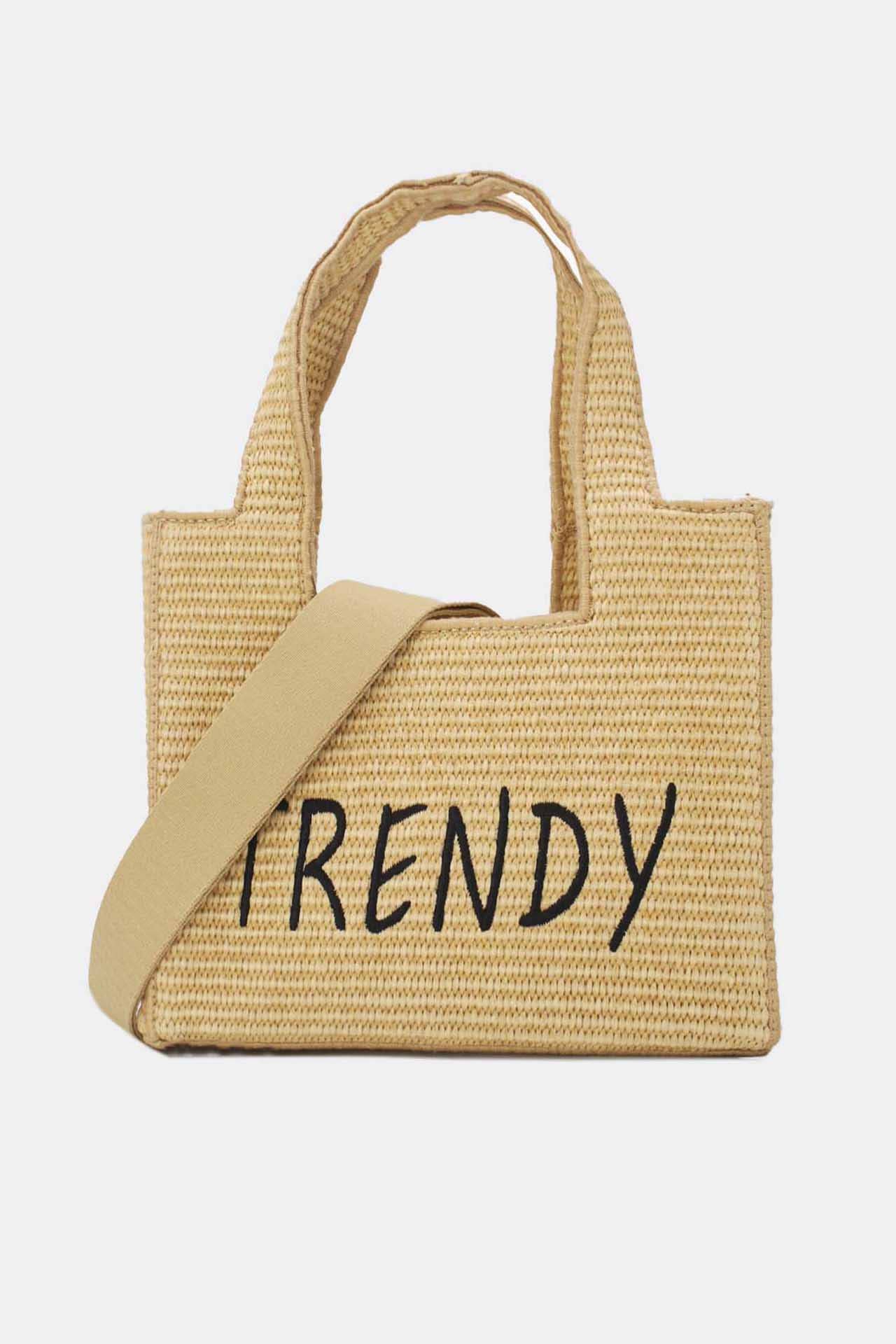 Tom&Eva (F.D.M diffusion) - Wholesale Top Handle Bag - Women's - Minimalist Straw Handbag 24P-60820