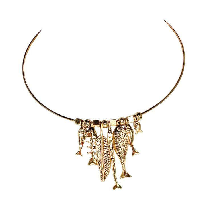 Collana girocollo con pesci per la vendita all'ingrosso da parte di Gypsea Beach Club