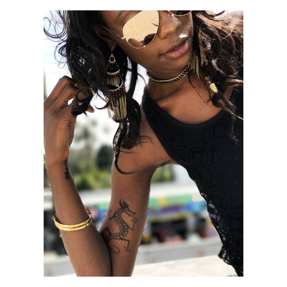 Earth Henna - Vente Tatouages temporaires - Kit de peinture corporelle Earth Jagua - Premium6