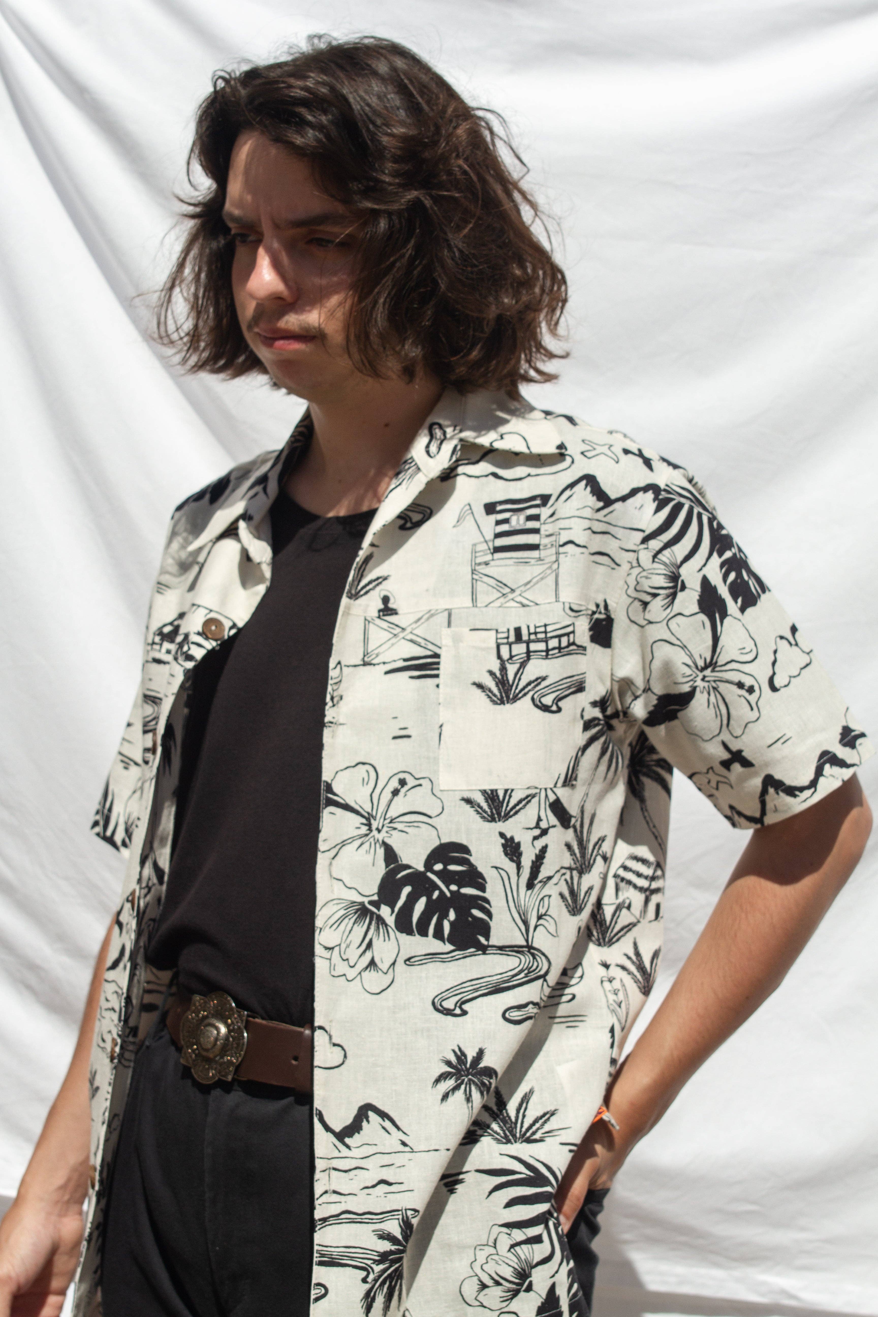 FUZZYEYE - Wholesale Button Down Shirt - Men's - SURFER JOE SHIRT2