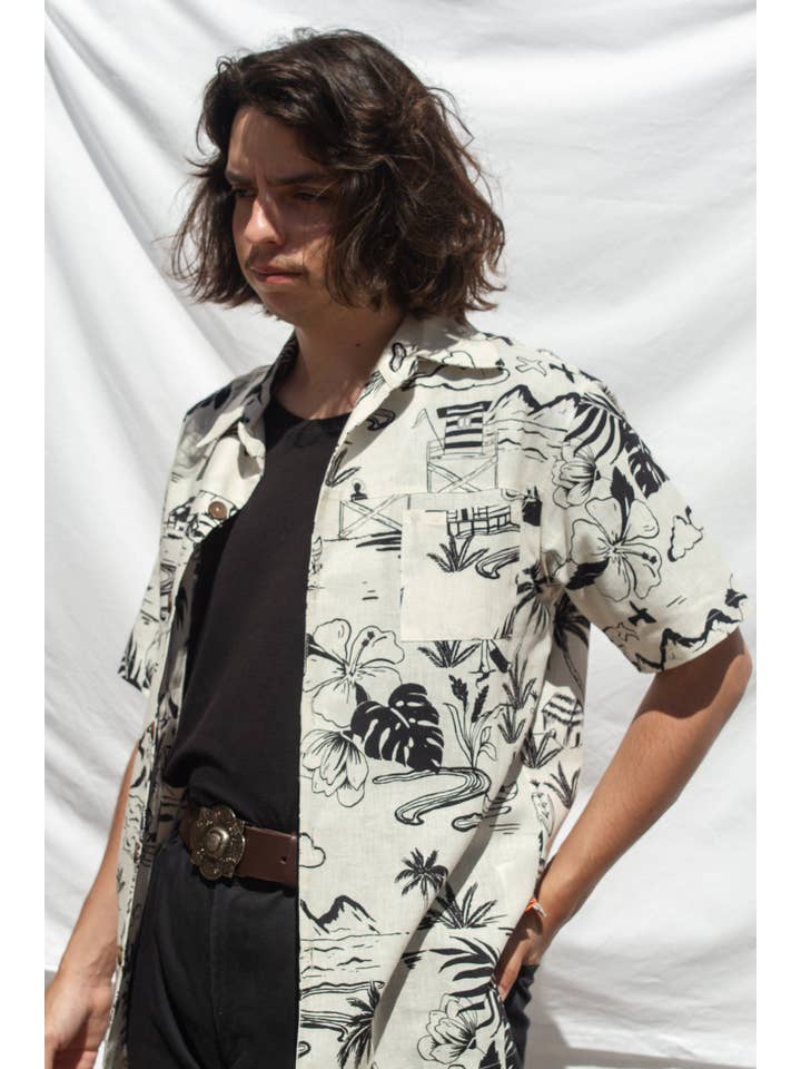 FUZZYEYE - Wholesale Button Down Shirt - Men's - SURFER JOE SHIRT2