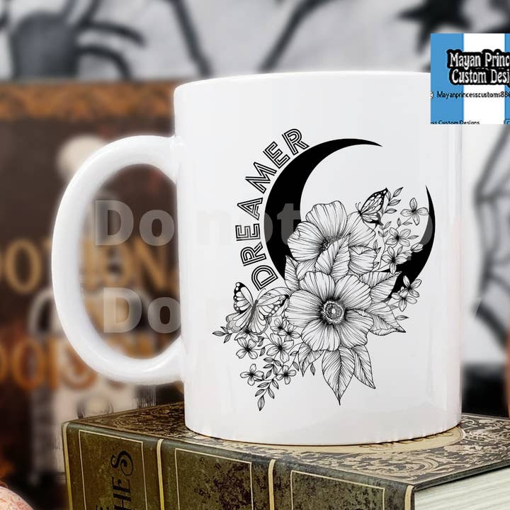 Dreamer | Koffiemokken voor wholesale door Mayan Princess custom designs