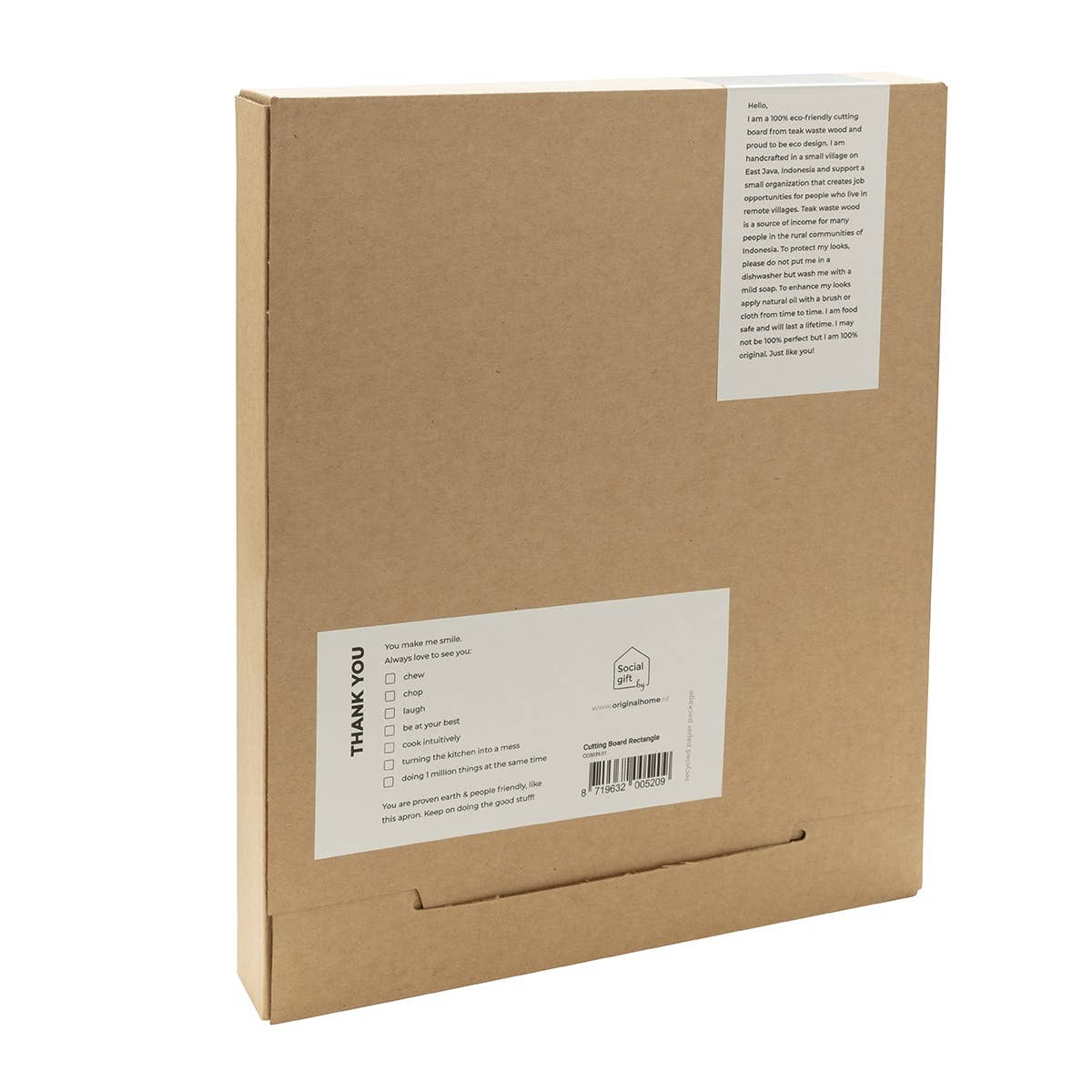 Originalhome – wholesale Skärbräda – Cb Återvunnen Rektangulär Låda2