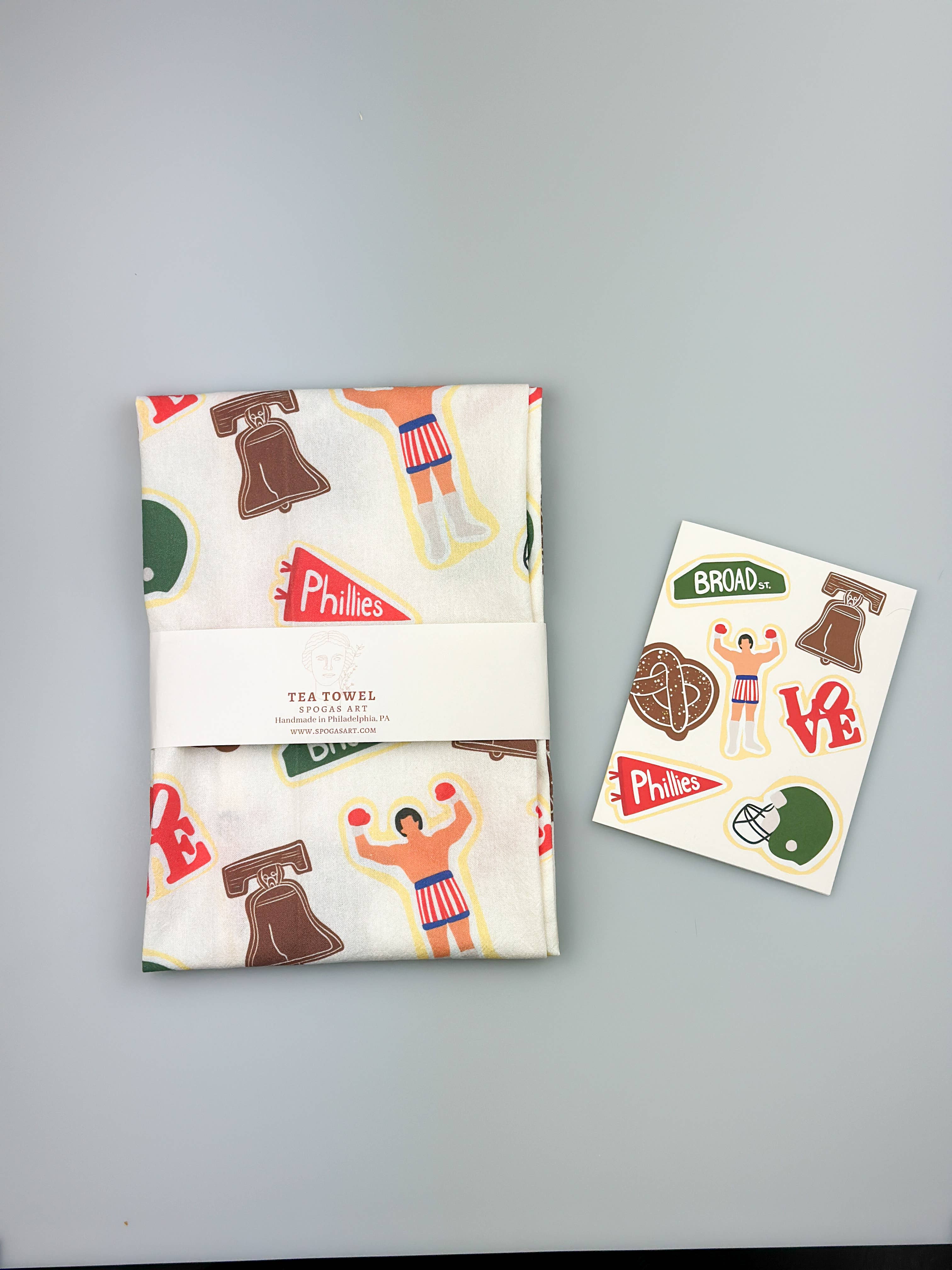 S Pogas Art - Wholesale Tea Towel - Philly Cotton Tea Towel2