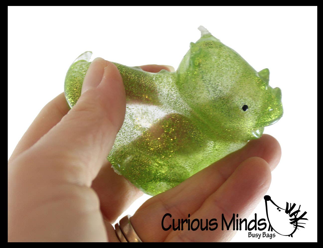 Curious Minds Toys - Wholesale Squishy Toy - Kids & Baby - 1 Dinosaur Sugar Ball - Dino Thick Glue/Gel Syrup Molasses S5