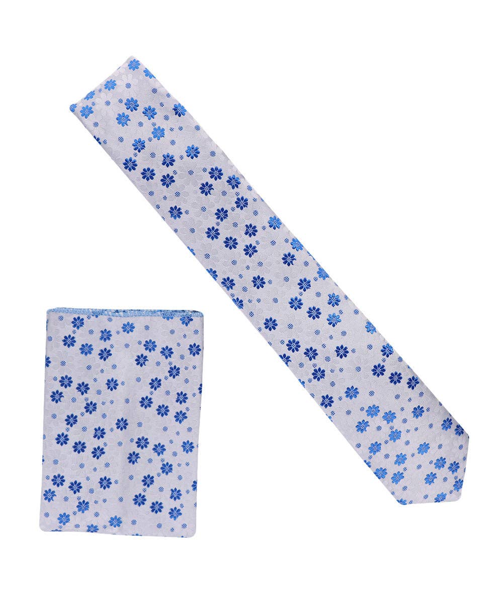 Dubal Brothers - Wholesale Necktie - Men's - Skinny Design Necktie & Pocket Square by Vittorio Farina46