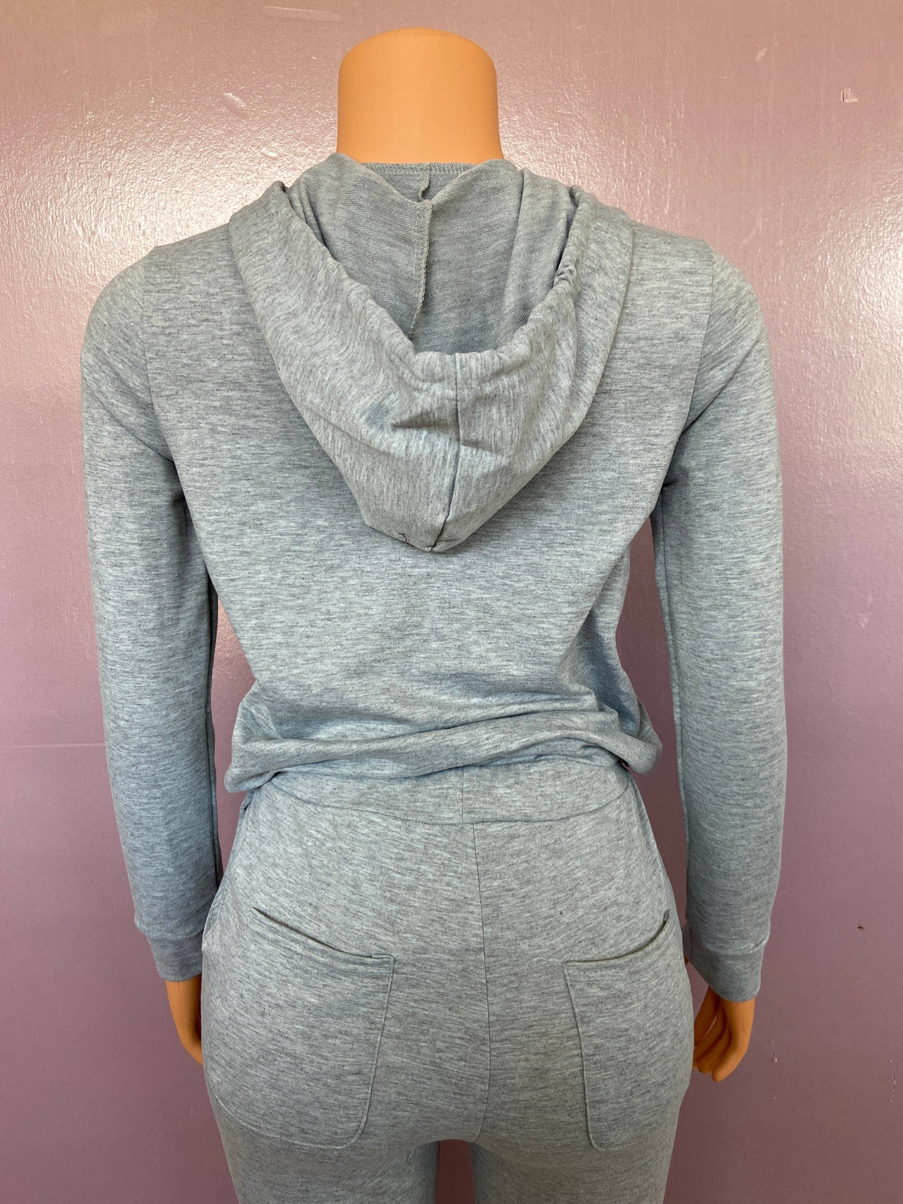 MB Fashion Wholesale - Wholesale Top & Pant Set (NOT Loungewear) - Women's - MB FASHION Zip-Up Hoodie and Jogger Pants Set 12489R17