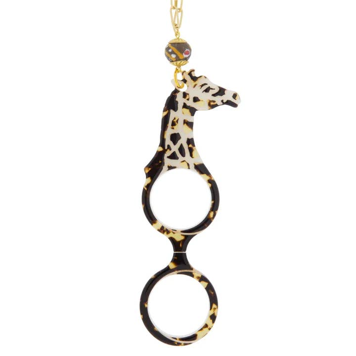 Flippanlook – wholesale Locket necklace – Pendant-Glasses Giraffe