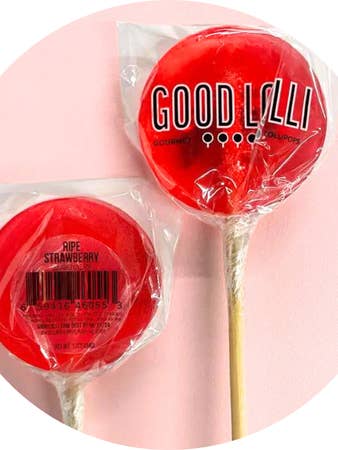 REIFER ERDBEERLUTSCHER für den Großhandel von Good Lolli