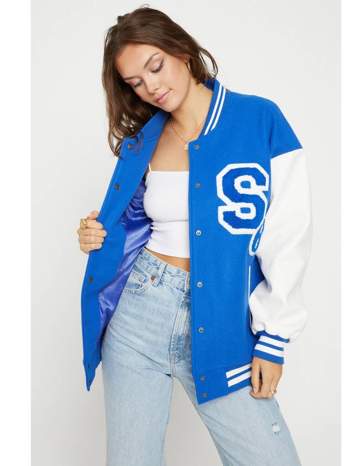 SSU VARSITY JACKET for wholesale by Sans Souci