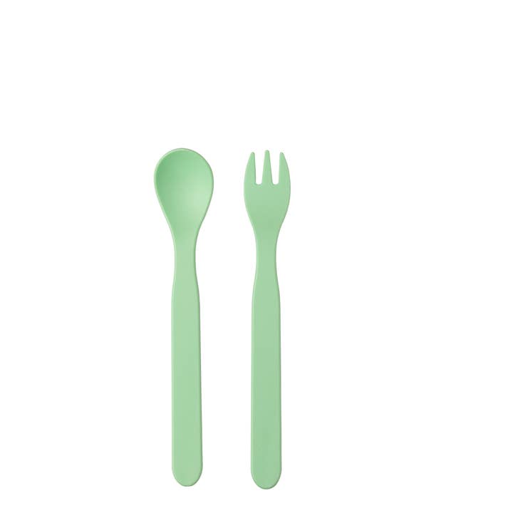 Corndrop Kids Spoon and Folk Set (Long) - PLA - Eco Friendly for wholesale by Corndrop