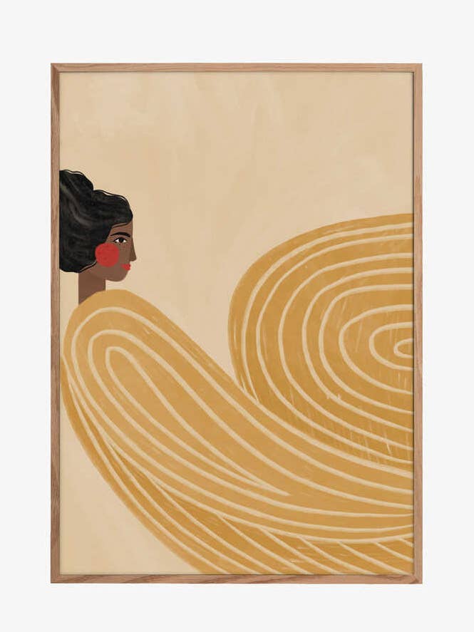 Kvinnan med de gula ränderna för wholesale av Pictufy Wholesale