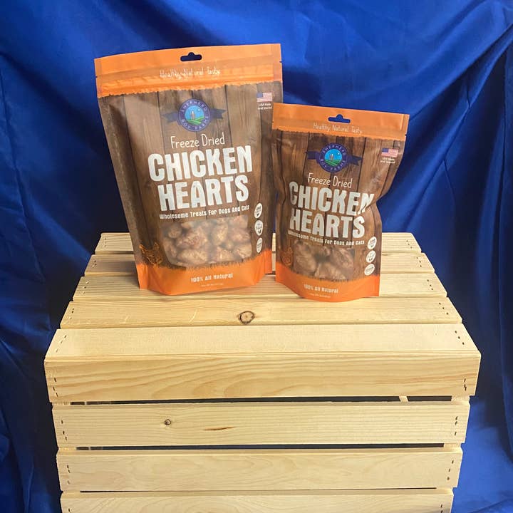 Shepherd Boy Farms - Wholesale Pet Treats - Dog - Freeze Dried Chicken Heart Treats1