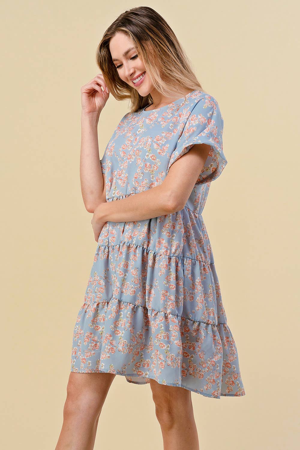 Lily Gray – Engroshandel Kjole - Dame – AD0214A - LAVENDEL - REGELMÆSSIG STØRRELSE11