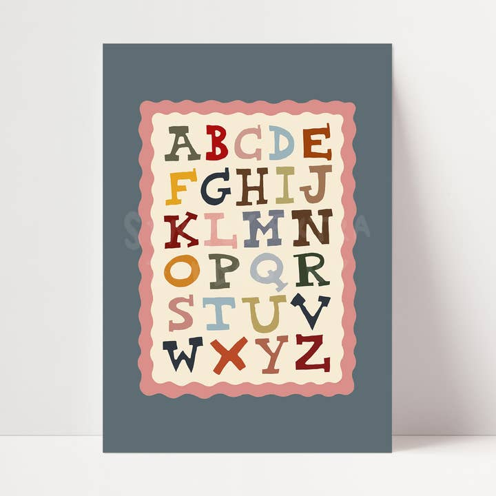 Wild West Alphabet | Educational Print | UNFRAMED for wholesale by SimplyExtraJordanary