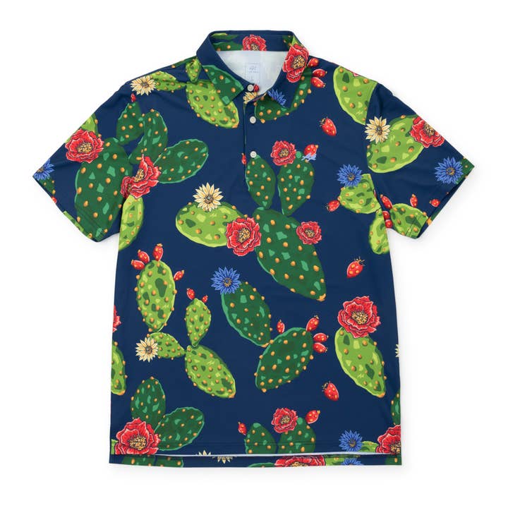 Prickly Pear Golf Polo for wholesale by Two Dove Outdoors