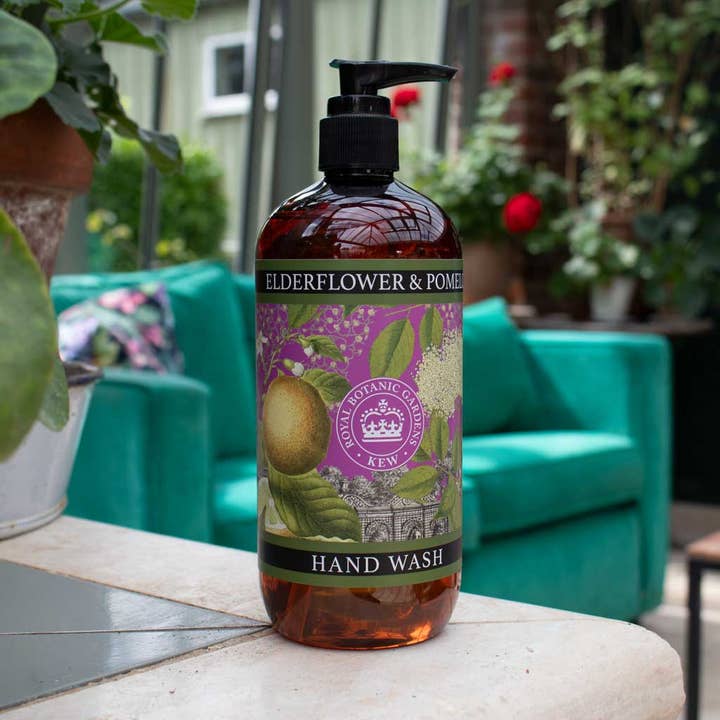 The English Soap Company - Vente Savons/lotions pour les mains - Nettoyant pour les mains à la fleur de sureau et au pomelo de Kew Gardens1