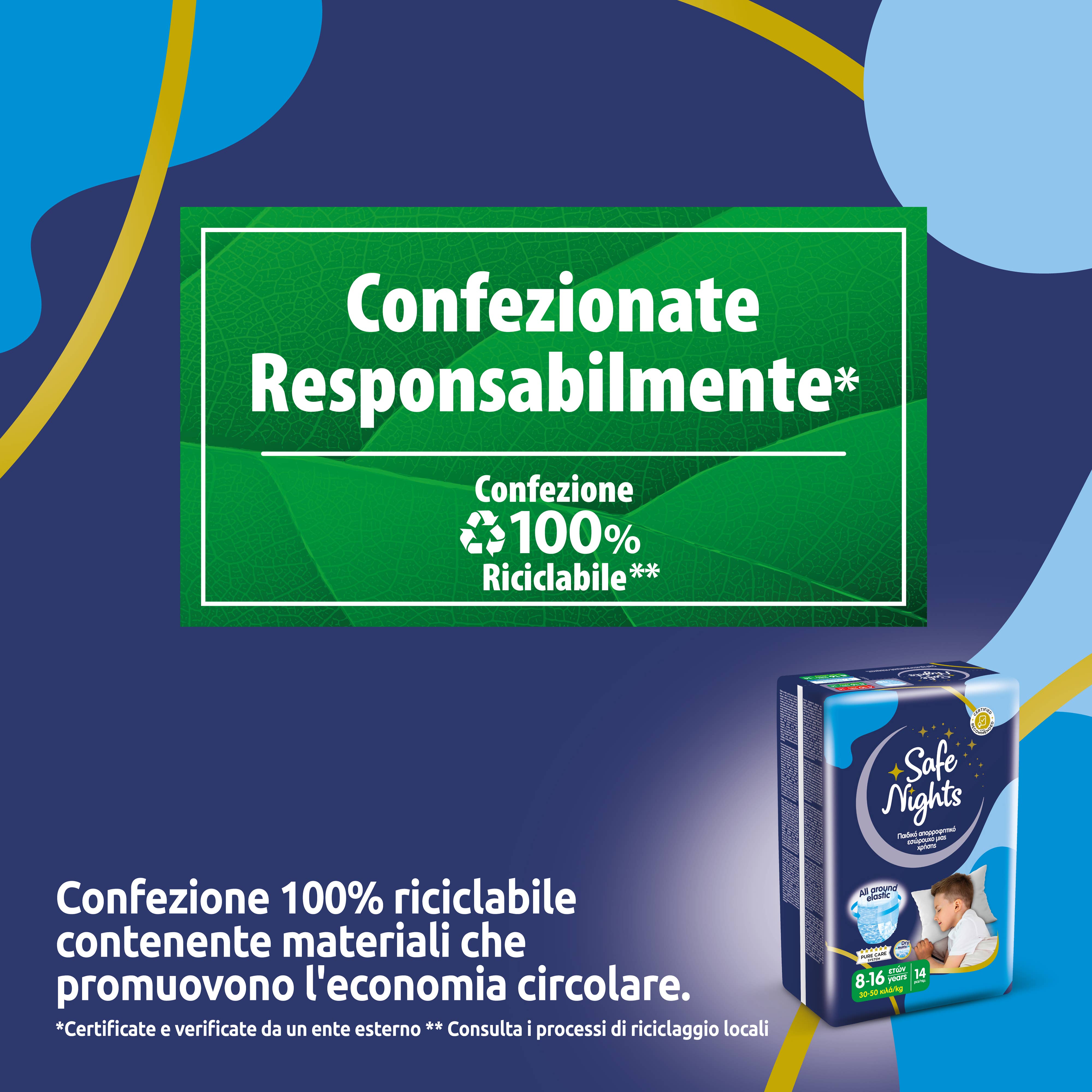 Babylino - Wholesale Diaper (Non-Cloth) - Baby - Babylino Safe Nights Night, Child 8-16 years, 14 Units11