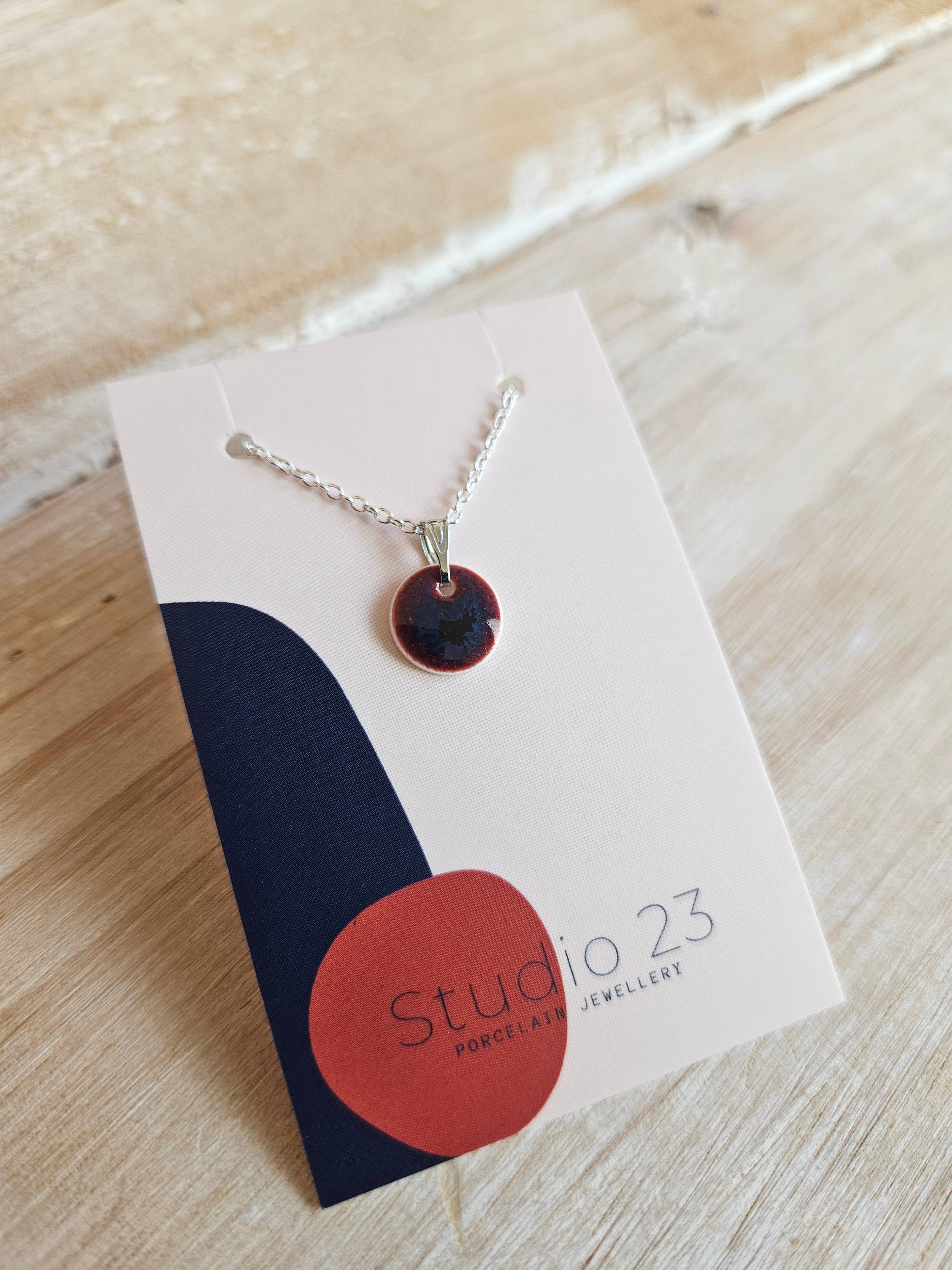 Studio 23 Ceramics - Wholesale Individual Charm/Pendant - NEW DESIGN Pendant Circle3